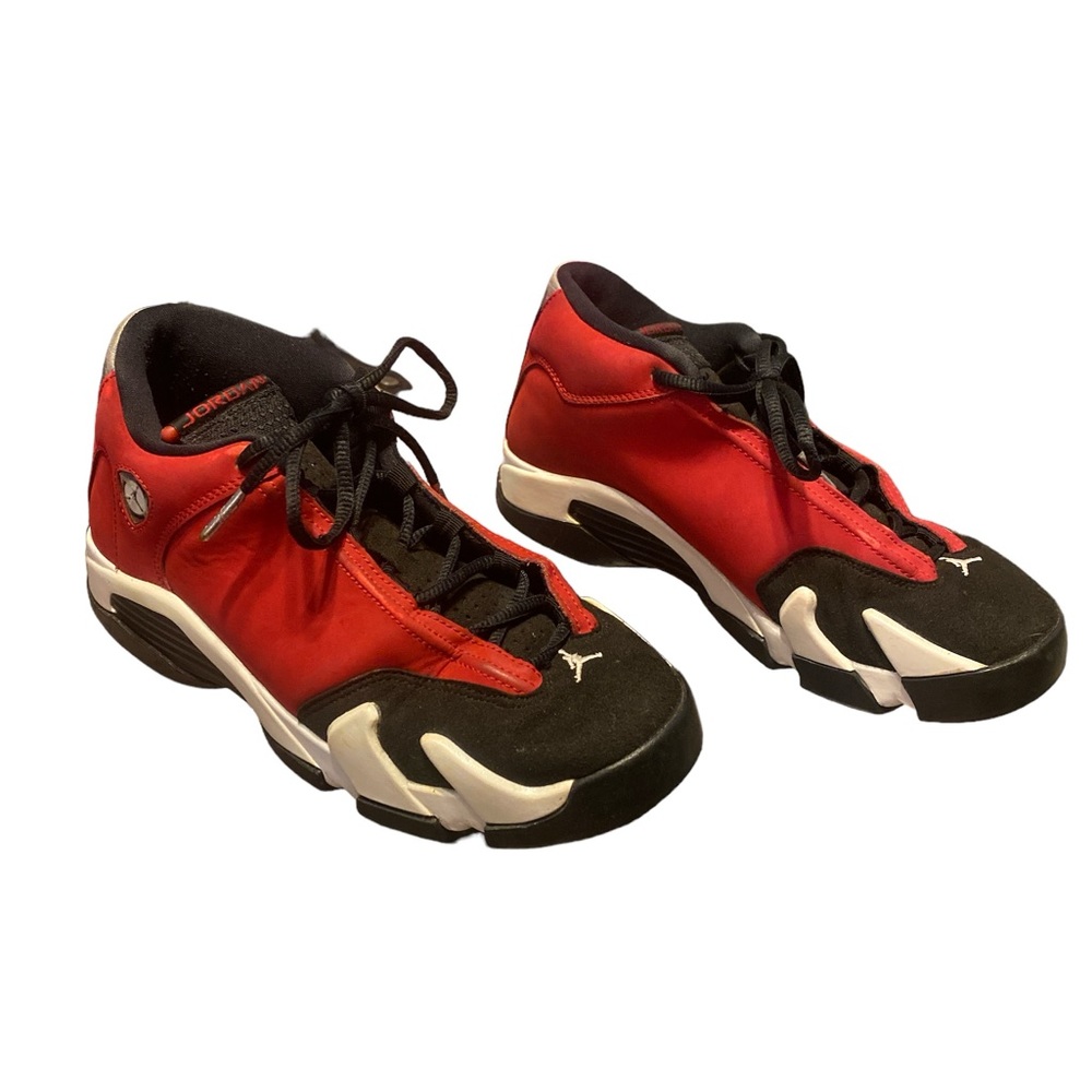 Kids Size 6.5Y Nike Air Jordan 14 Retro Gym Red Toro